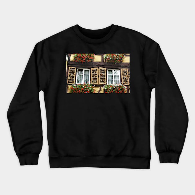 The Baker's Window Crewneck Sweatshirt by AlexaZari